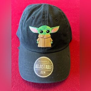 Star Wars Black Baby Yoda Cap
